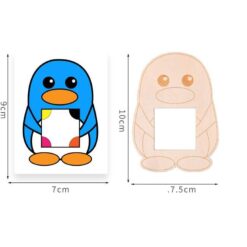 Joc educativ de memorie si asociere, Pinguini, 3 ani+