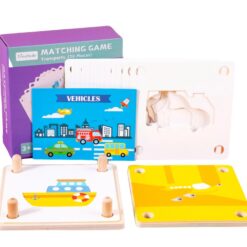 Joc educativ de memorie si asociere,Vehicule, 3 ani 01