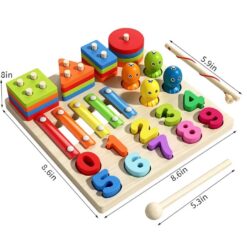 Joc multifunctional 4 in 1 activitati, 3 ani 01