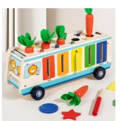 Joc multifunctional de tip Montessori, 5 in 1, 3 ani 01