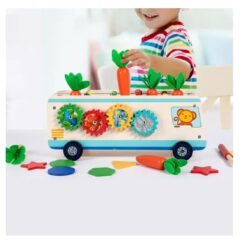 Joc multifunctional de tip Montessori, 5 in 1, 3 ani 01