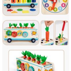 Joc multifunctional de tip Montessori, 5 in 1, 3 ani 01