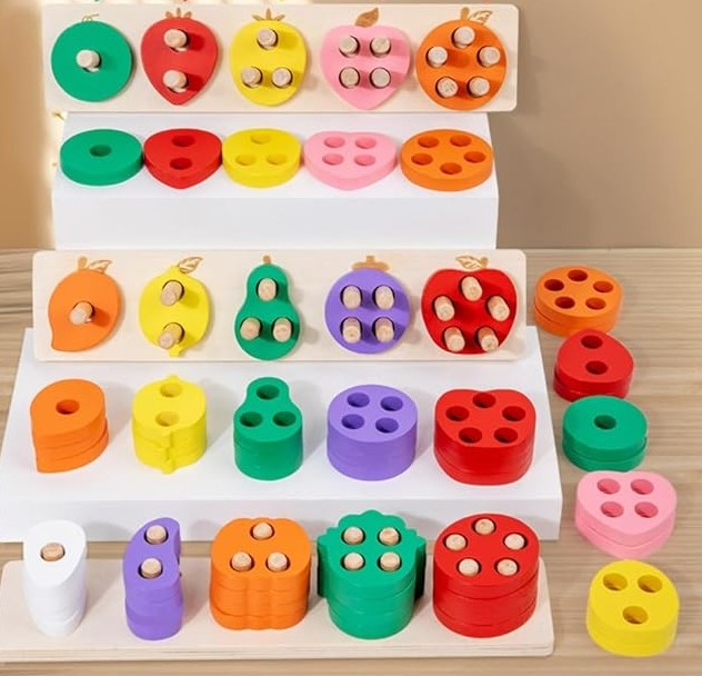 Jucărie educativă, sortator de forme geometrice, 3 ani 01