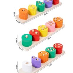 Jucărie educativă, sortator de forme geometrice, 3 ani 01