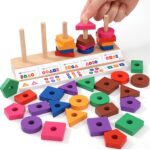 Jucărie educativă, sortator de forme geometrice si joc de asociere, 3 ani