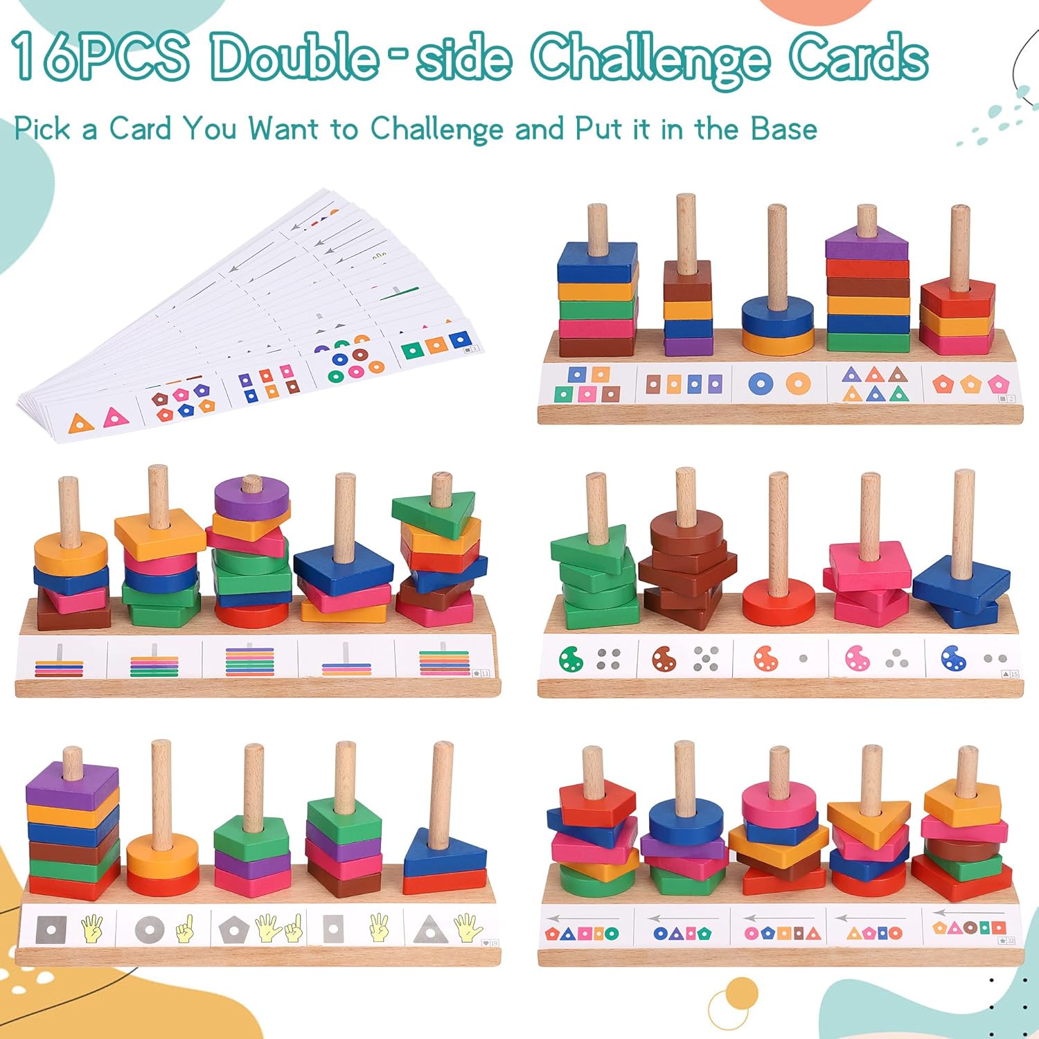 Jucărie educativă, sortator de forme geometrice si joc de asociere, 3 ani 01