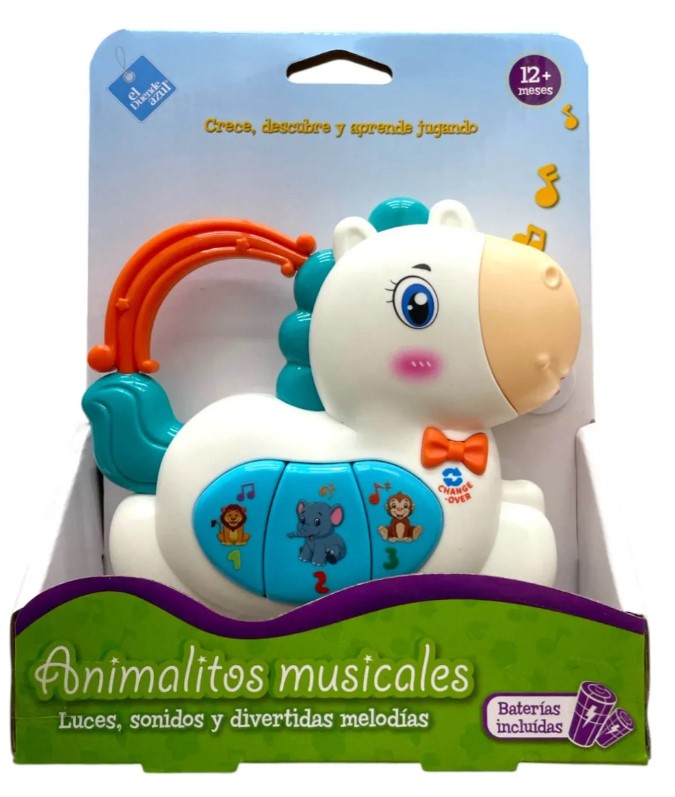 Jucarie muzicala bebelusi cu pian, Calut, 12 luni+ 01