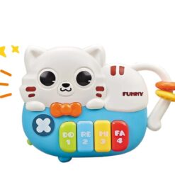 Jucarie muzicala bebelusi cu pian, Pisicuta, 18 luni+