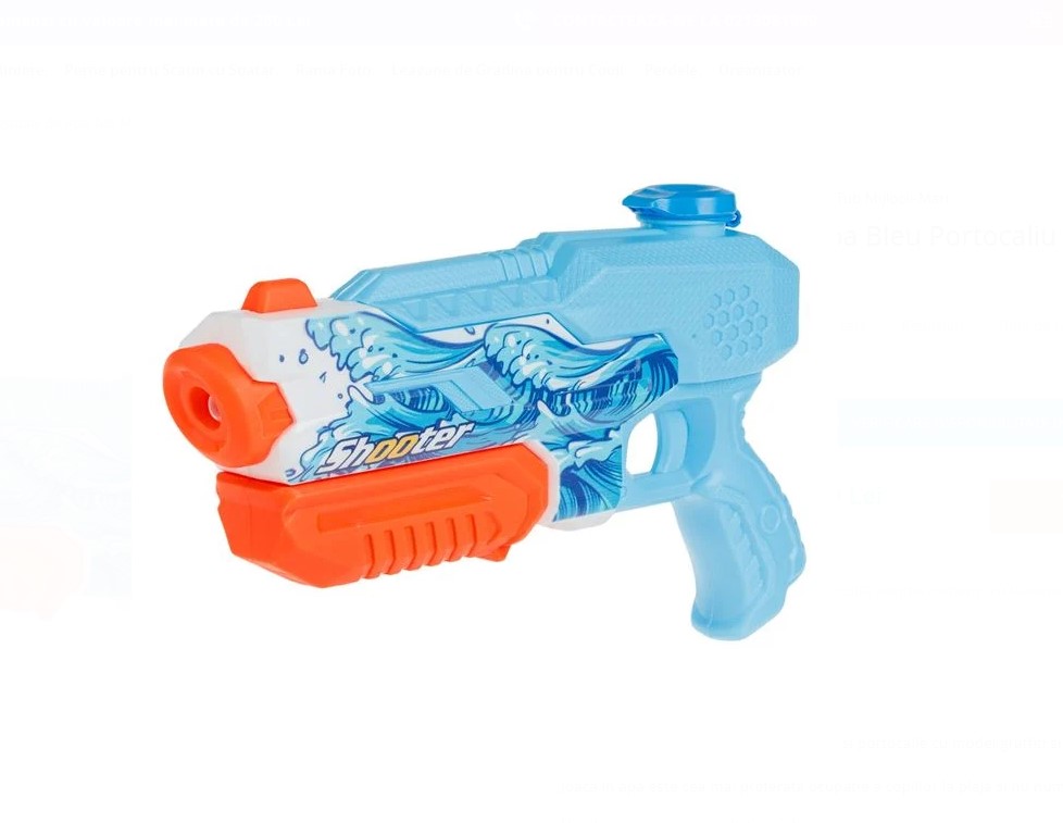 Pistol cu apa, 30 cm, Bleu, 3 ani+