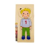 Puzzle Stratificat, Anatomia Corpului Uman, Baiat