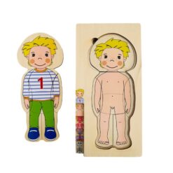 Puzzle Stratificat, Anatomia Corpului Uman, Baiat 01