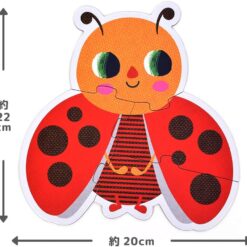 Set 3 puzzle mari, 3-4-5 piese, Insecte 01