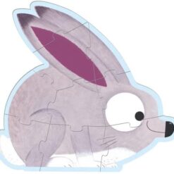 Set 3 puzzle mari, 4-6-9 piese, Animale