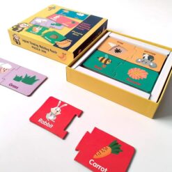 Set Puzzle duo de asociere, Ce mananca animalele, 40 piese 05