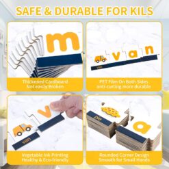 Set Puzzle duo de asociere, Litere, 52 piese