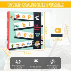 Set Puzzle duo de asociere, Litere, 52 piese