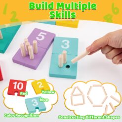 Set Puzzle duo de asociere, Matematica, 65 piese 01