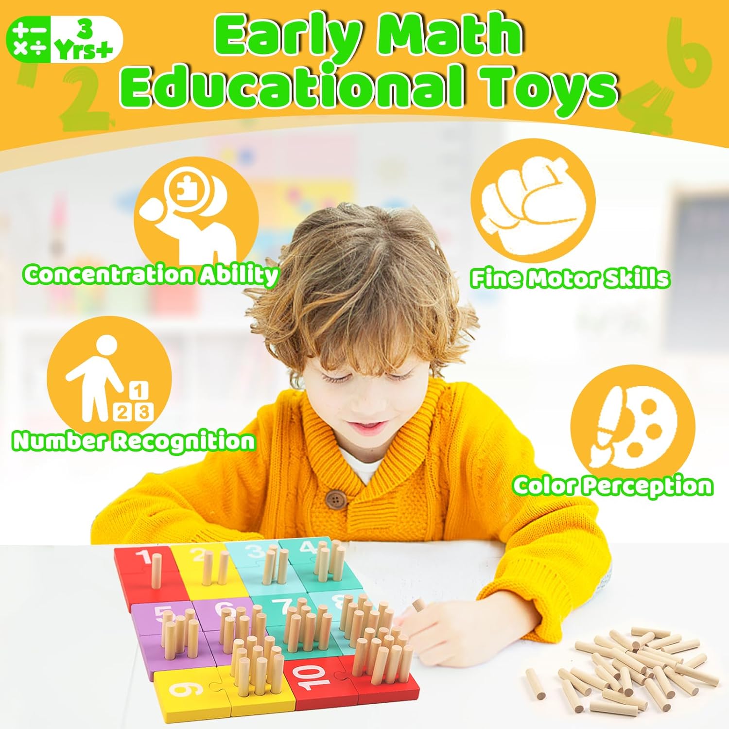 Set Puzzle duo de asociere, Matematica, 65 piese 01