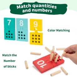 Set Puzzle duo de asociere, Matematica, 65 piese 07