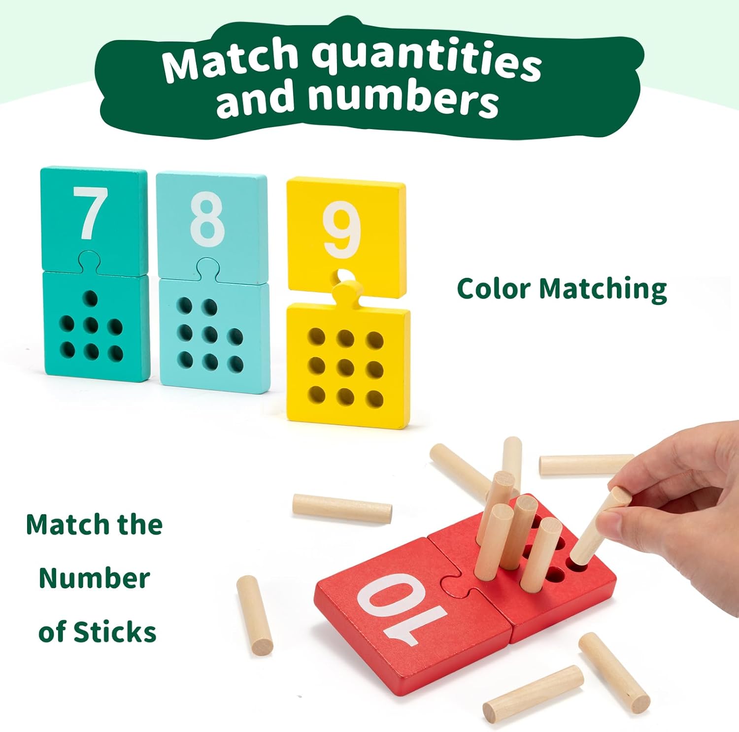 Set Puzzle duo de asociere, Matematica, 65 piese 07