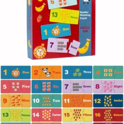 Set Puzzle duo de asociere, Numere, 60 piese