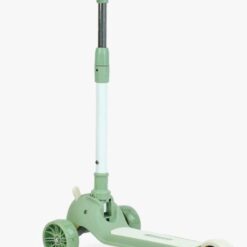 Trotinetă 3 roți, cu ghidon reglabil, roți luminoase, 3 ani+, Iepuras Verde 01