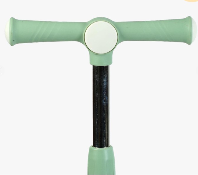 Trotinetă 3 roți, cu ghidon reglabil, roți luminoase, 3 ani+, Iepuras Verde 01