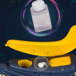 Bicicleta fara pedale cu 4 roti cu lumini, sunete, Baloane de sapun, 1-3 ani 05