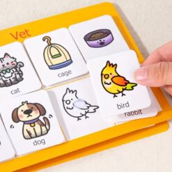 Carte cu stickere reutilizabile, Busy Book, Meserii, 3 ani+