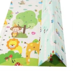 Covor pliabil de joaca, termoizolant cu doua fete 200 x 180 cm, ZOO si Orasel 04
