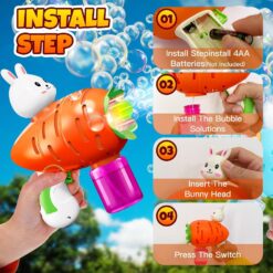 Joc Baloane de sapun, Morcov, 3 ani+