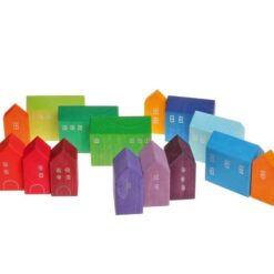 Joc educativ de tip Montessori, Orasul Curcubeu, 15 piese 01