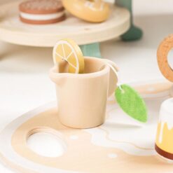 Jucarie din lemn - Set servirea ceai, 23 piese 3 ani