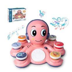 Jucarie interactiva bebe- Caracatita roz, 18 luni+