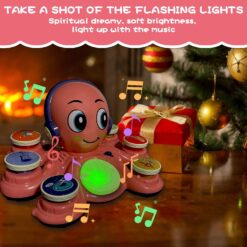 Jucarie interactiva bebe- Caracatita roz, 18 luni+