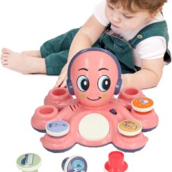 Jucarie interactiva bebe- Caracatita roz, 18 luni+