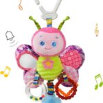 Jucărie senzorială pentru pătuț, cărucior și landou,Fluture, 0 luni+