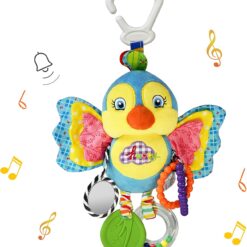 Jucărie senzorială pentru pătuț, cărucior și landou,Pasăre, 0 luni+