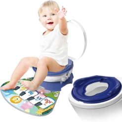 Olita interactiva, cu sunete si 4 in 1 activitati, Albastru