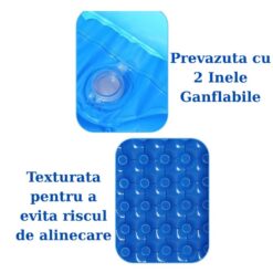 Piscina gonflabila cu podea moale, dubla, 180 x 142 x 60 cm, 3 inele 01