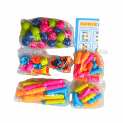 Set de constructie 3D, magnetic, 100 magneti, 3 ani +, VEHICULE 01