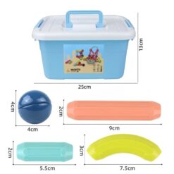 Set de constructie 3D, magnetic, 43 piese, 3 ANI