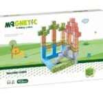 Set de constructie magnetic cu 102 de piese, 3 ani+, Minecraft