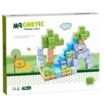 Set de constructie magnetic cu 78 de piese, 3 ani+, Minecraft