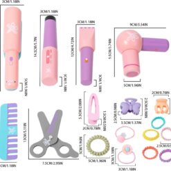 Set fashion coafor cu accesorii din lemn 3 ani 01