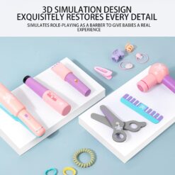 Set fashion coafor cu accesorii din lemn 3 ani 01