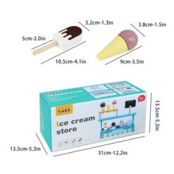 Stand de inghetata din lemn, 31 cm, 3 ani 01