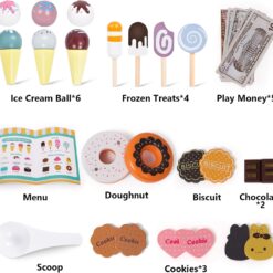 Stand de inghetata din lemn, 31 cm, 3 ani 01