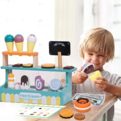 Stand de inghetata din lemn, 31 cm, 3 ani 01