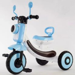 Tricicleta cu lumini, sunete, Ajustabila, 1-7 ani, Albastru